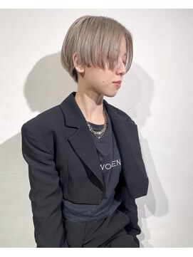 ニュート(Neut ) ハンサムショート/ハイトーンミルクティーカラー/ケアブリーチ