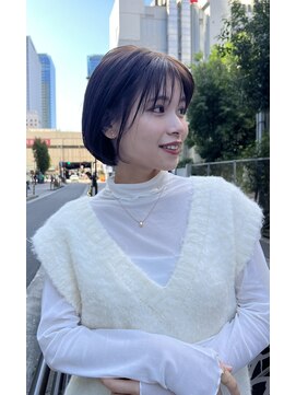 ワン バイ ジエクト(One by The Ect) 【似合わせイメチェンカット】ショートボブ×ブラウンベージュ