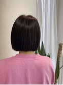 縮毛矯正×ボブ
