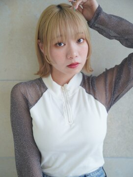 ビビディバビディブー(Bibbidi.bobbidi.boo) ［ワンレンボブ顔周りにレイヤーカットで周りに差をつける！