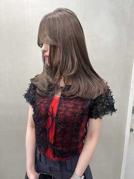 フェブ(fev) 【fev_riku】ブリーチ無しオリーブカラー