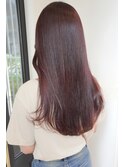 チェリーブラウン　チェリーピンク　赤髪