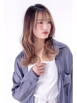 スノードロップ 荻窪(Snowdrop) 前髪/アンブレラカラー/こなれミディ/イメチェン/ウェーブパーマ