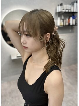 メゾンイロ(Maison I.R.O+) 結んでもかわいい顔周りレイヤー