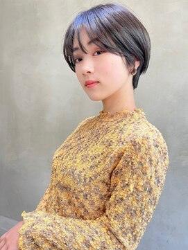 シエナ 渋谷(Siena) Siena 韓国風ショート×くすみブラック 20代30代 渋谷