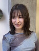 ミリ(mm)&nbsp;レイヤーカット オリーブベージュ カラー 韓国 髪質改善 仙台