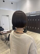 ディーボーイ 健軍店(D-BOY)&nbsp;ミニボブ／きりっぱボブ/グレージュカラー