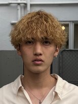 フィフス 神南(fifth)&nbsp;渋谷波巻きパーマメンズマッシュウルフツイストパーマシャドウ