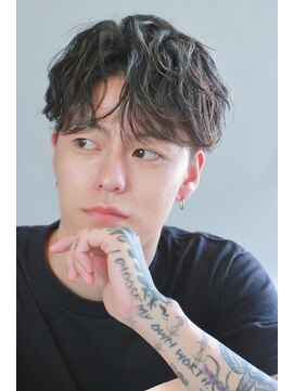 アドール(ADOR) グラスハートパーマ×シャドウパーマ×佐藤健