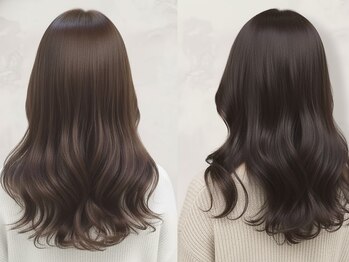 ティータ(teeta)の写真/【武蔵小杉】teetaこだわりの92%天然由来ヘアカラー【ヴィラロドラカラー】でやわらかな質感をご提供♪