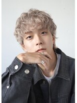 メンズサロンスタイル 茅ヶ崎(Men's salon STYLE)&nbsp;【ヒラヤマハルキ】アッシュカラー＋縦落ちスパイラルパーマ