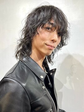 テダ(Te'Da) ロングメンズパーマ/ミディアム無造作ヘア