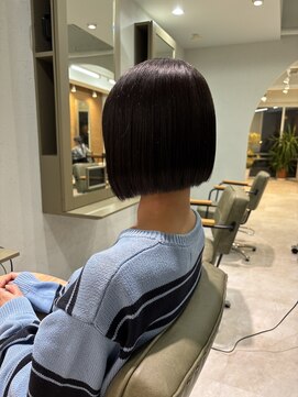 コード 四条河原町駅店(CHORD) Designerけいと×骨格診断切りっぱなしボブ/京都/河原町/ボブ