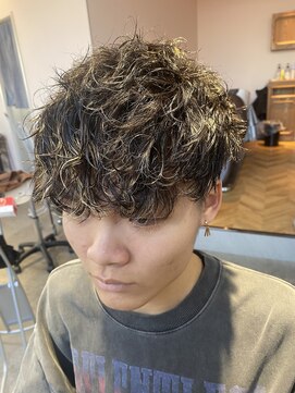 スペインカール×波巻きツイストスパイラル×サーフカール(山崎)