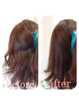 大人女性のための髪質改善ストレート　ピュアストレート