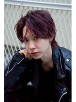 リミットバイアフィナー 大宮店(limit by Afinar)&nbsp;色気抜群　ワインレッド　メンズ　ツーブロ