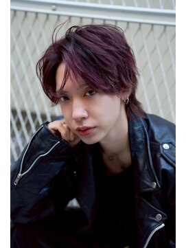 リミットバイアフィナー 大宮店(limit by Afinar) 色気抜群　ワインレッド　メンズ　ツーブロ