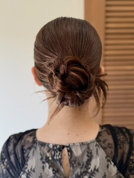 ベンジー 沖縄店(benji) 【ヘアセットメイク】カチモリシニヨン