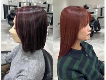 ディックス 佐倉店(dix)の写真/透明感とツヤ感であなたの魅力を引き出します☆髪に優しい薬剤を使用しているから、仕上がりも納得♪