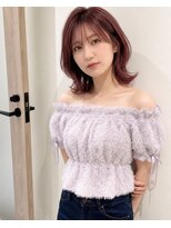 ゼン(ZEEN)&nbsp;【レイヤーボブ×カシスピンクブラウン】担当　山内　潤