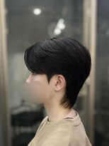 テールバイルシエル(TERRE by Le ciel)&nbsp;韓国メンズヘア/ダウンパーマ/センターパート/縮毛矯正