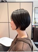 丸みショートボブ