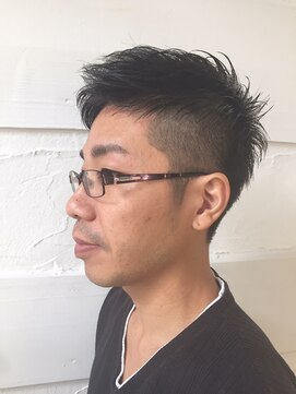 クレオ 伊勢崎(CReO) おしゃれメンズアシメツーブロックスタイル