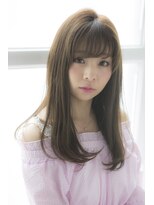 ミエル ヘア 新宿(miel hair)&nbsp;透明感のあるゆるふわカールスタイル