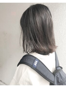 ヘアーアンドアトリエ マール(Hair&Atelier Marl) 【Marl】グレージュブラウンカラーの切りっぱなしボブ♪
