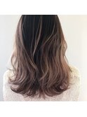 バレイヤージュヘアカラー