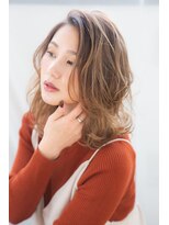 【aRietta飯田由美】ハイライトカラー×オーシャンベージュ