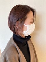 ヘアーミックス ニット(hair mix nitt) ピンクラベンダーインナーカラー