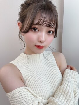 コア 銀座(COA) マロンベージュ/極細ハイライト/かきあげバング[銀座]