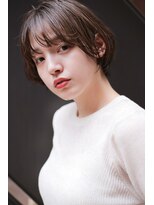 イオエ(ioe)&nbsp;黒髪/ボブルフ/ネビージュ/小顔/ワンレン/髪質改善/グレージュ