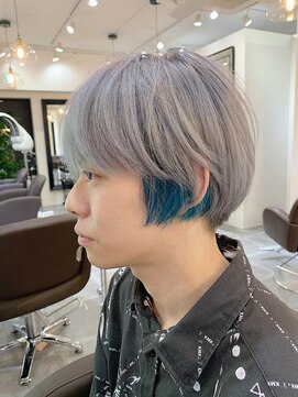 サロンドミルク 新百合ヶ丘店(salon de MiLK) ＊ハイライトインナーカラーポイントカラー新百合ヶ丘ベージュ