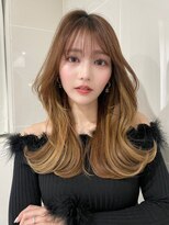 ノイズ エコル(Hair&Make NOISM ekolu )&nbsp;【韓国風】くびれミディ×シースルーバング