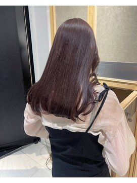 ヘアサロン ガリカ 表参道(hair salon Gallica) モテ髪艶感ラベンダーココア/ブリーチなしダブルカラー