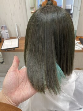 ソワン ドゥ ブレス 立花店(soin de brace) アッシュグレージュ/オリーブグレー/小顔/ダークグレー