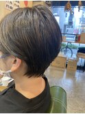 ショート/タイト/ナチュラル／ショートボブ/30代／40代／50代