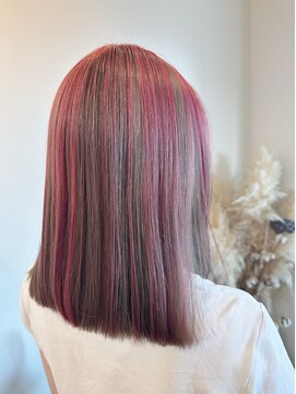 レオン(Re:ON) チョコブラウン×ピンクカラー