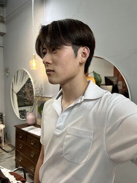 チャプター 問屋町(chapter) ニュアンスパーマカルマパーマセンターパートマッシュパーマ韓国