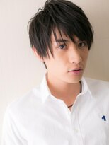 モッズヘアメン 札幌月寒店(mod's hair men)&nbsp;簡単スタイリング！男前アッシュブラック束感ショートj札幌月寒