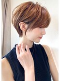30代/40代/50代・絶壁解消・小顔前下がりショートボブ【倉田】