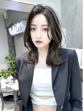 ヴェイン 渋谷(vain) ★サイドバングうる艶髪くびれヘアナチュラルカール#355d1003