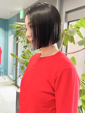 ノエ トトン(noe tton) イメチェン/ホワイトブロンド/外ハネボブ/美髪/名古屋/名駅45