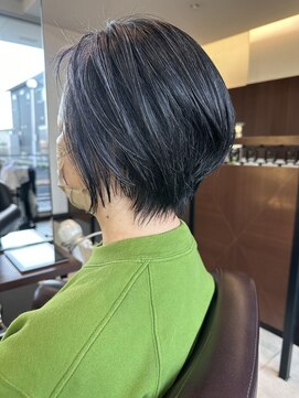 ムース 福島市店(Mousse-88-) ひし形 ショートボブ