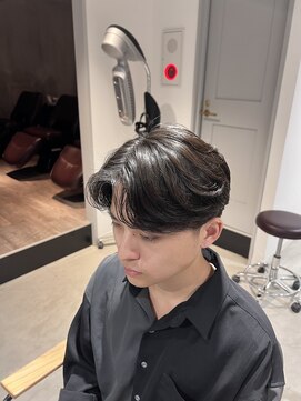 グラスバイネオリーブ 大倉山駅前店(grace by neolive) 韓国風センターパート×ニュアンスパーマ