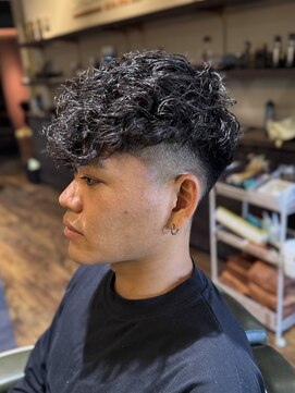 エクファフォーメン(EX-FA FOR MEN) ダークアッシュ/ニュアンスパーマ/韓国マッシュ/スペインカール