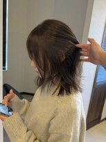 カルマンド(Calmando) ロブヘア_オリーブベージュ