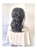 *:.*:.TRIBE*:.**;.編み込みハーフアップ